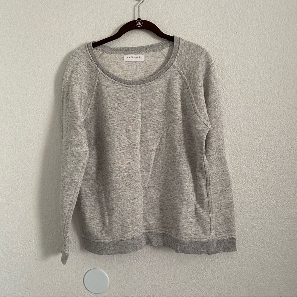 Everlane Women's Size Medium Gray Long Sleeve Pullover Sweater